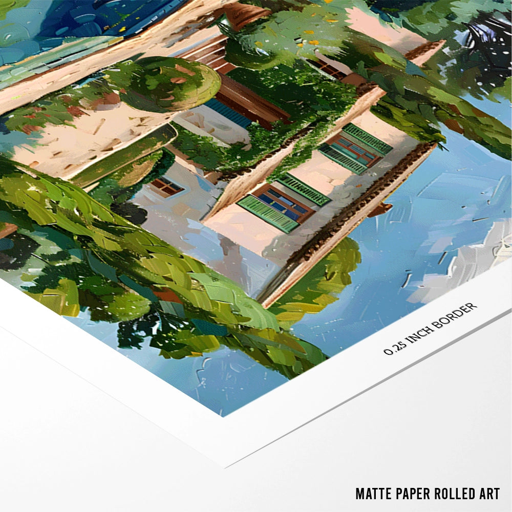 Quiet Luxury Landscape painting - XS / Matte Paper / Rolled Art - Nook At You