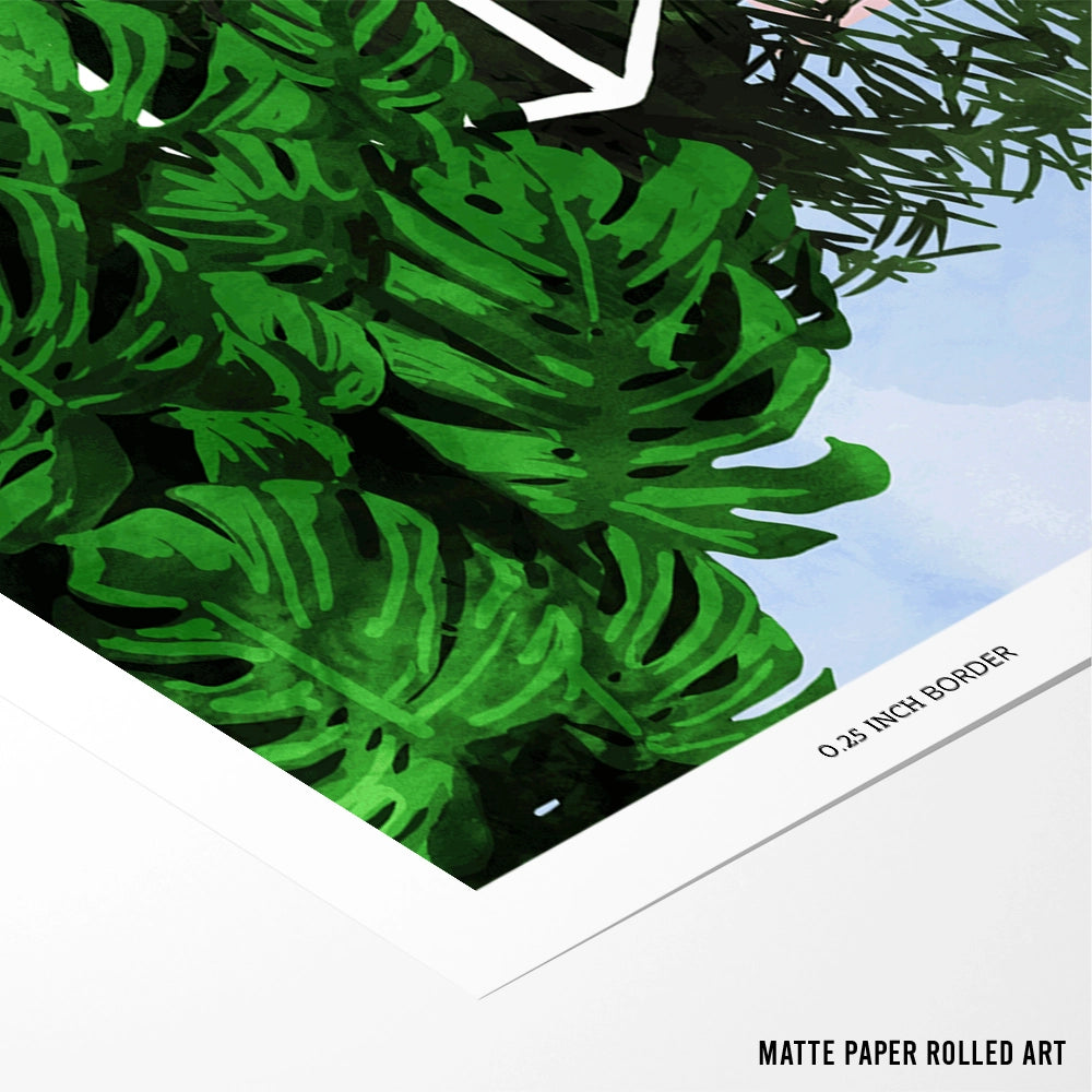 Hiding In Green Botanical Art Poster - XS / Matte Paper / Rolled Art - Nook At You