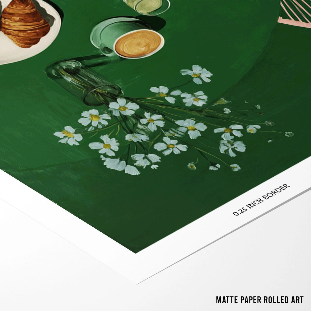 Morning Table Dining Room Wall Art - XS / Matte Paper / Rolled Art - Nook At You