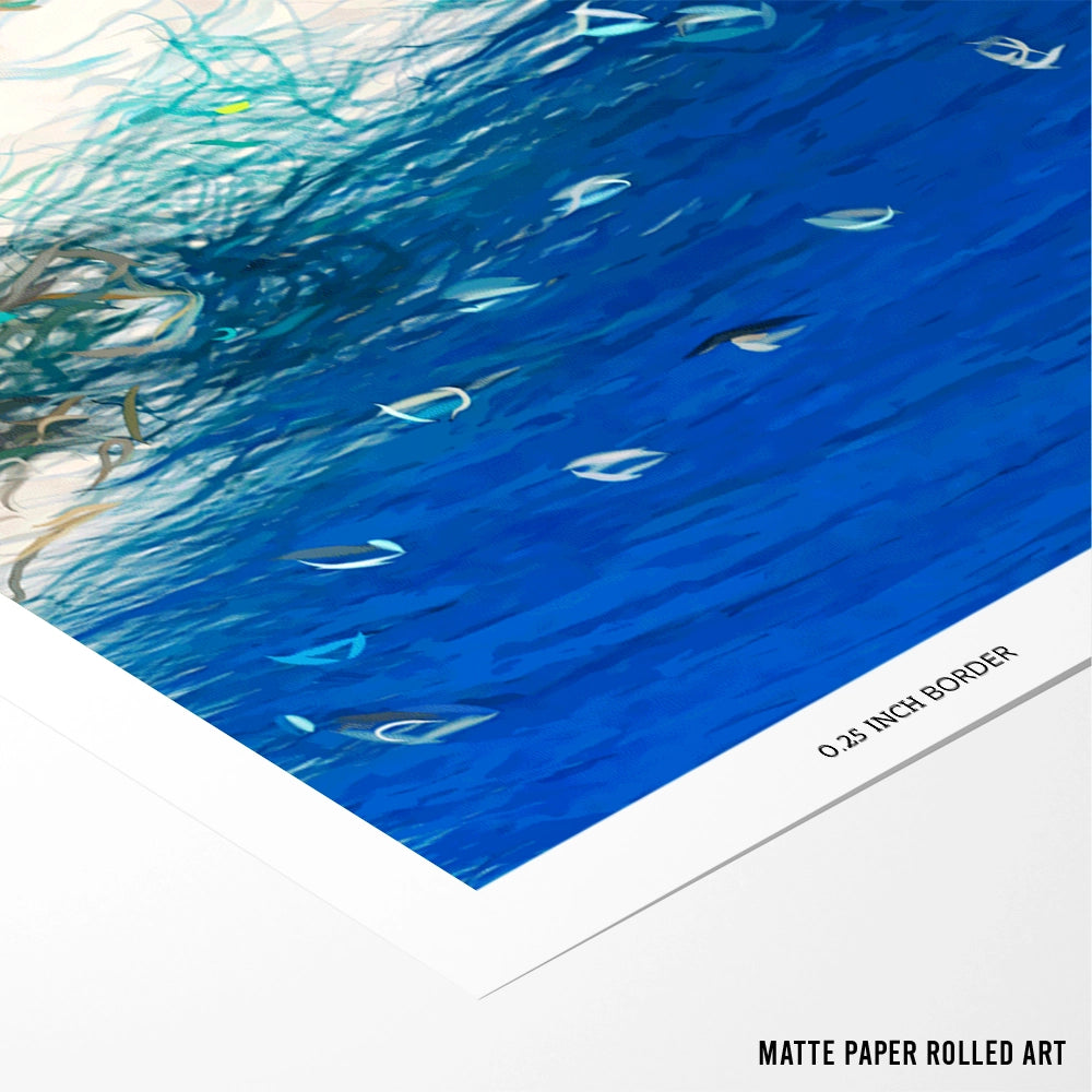 Harbor Winds Landscape Wall Art Print - XS / Matte Paper / Rolled Art - Nook At You