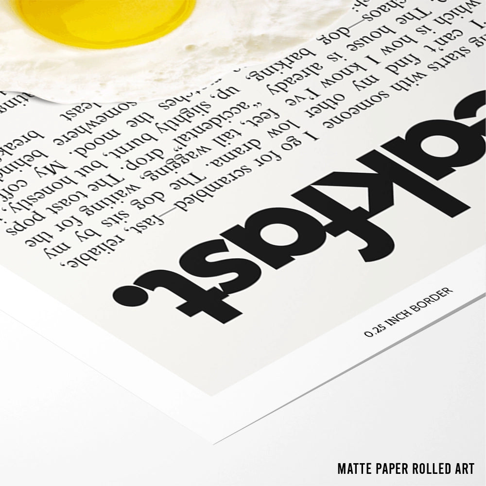 Eggspectations Dining Room Painting - XS / Matte Paper / Rolled Art - Nook At You