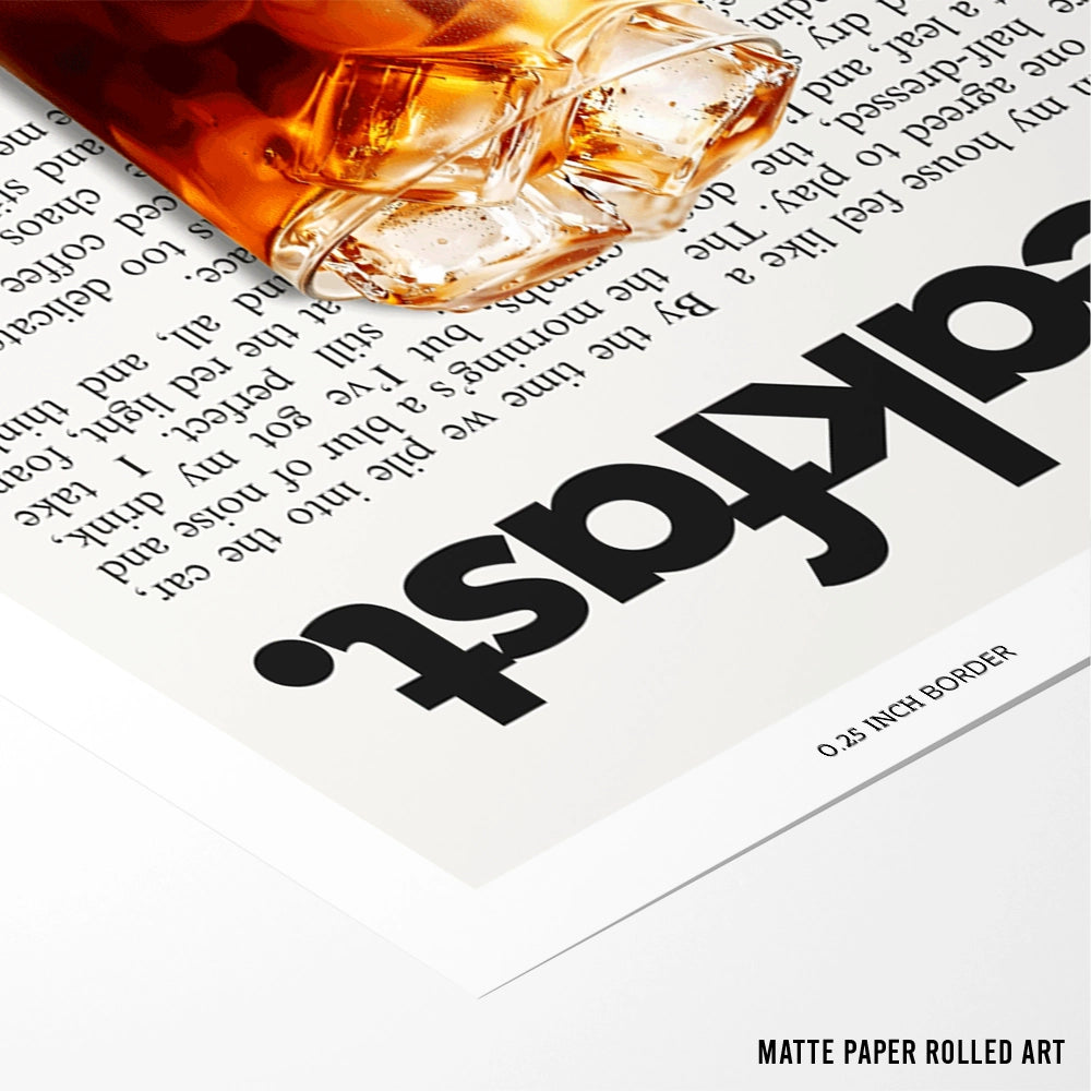 Caffeinated Survival Dining Room Wall Art Print - XS / Matte Paper / Rolled Art - Nook At You