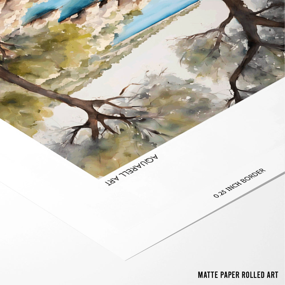 Mallorca Coastal Landscape Wall Art - XS / Matte Paper / Rolled Art - Nook At You