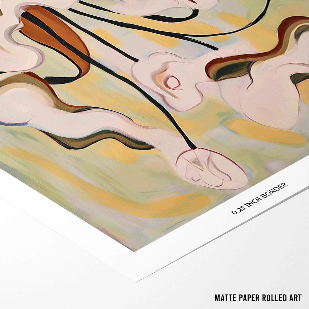 Soft Poise Botanical Painting - XS / Matte Paper / Rolled Art - Nook At You