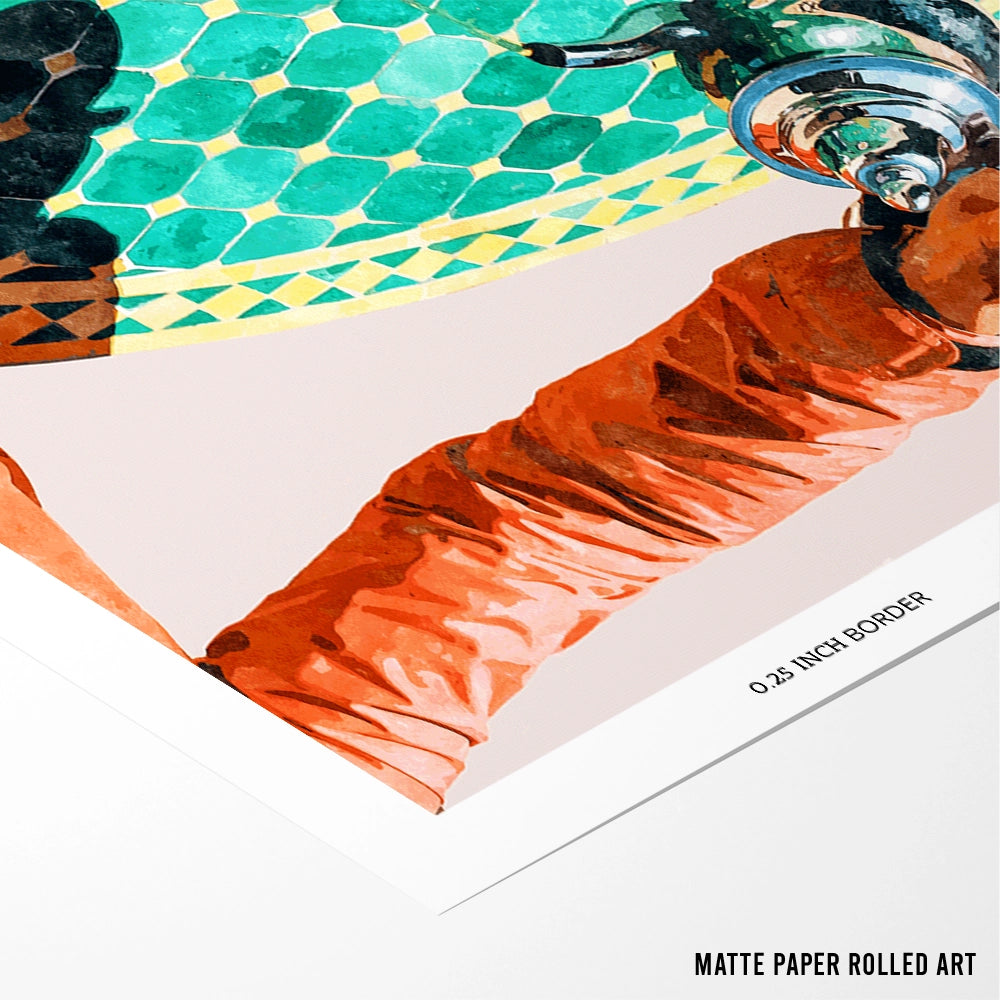 Masala Chai Wall Art Designs For Bedroom - XS / Matte Paper / Rolled Art - Nook At You