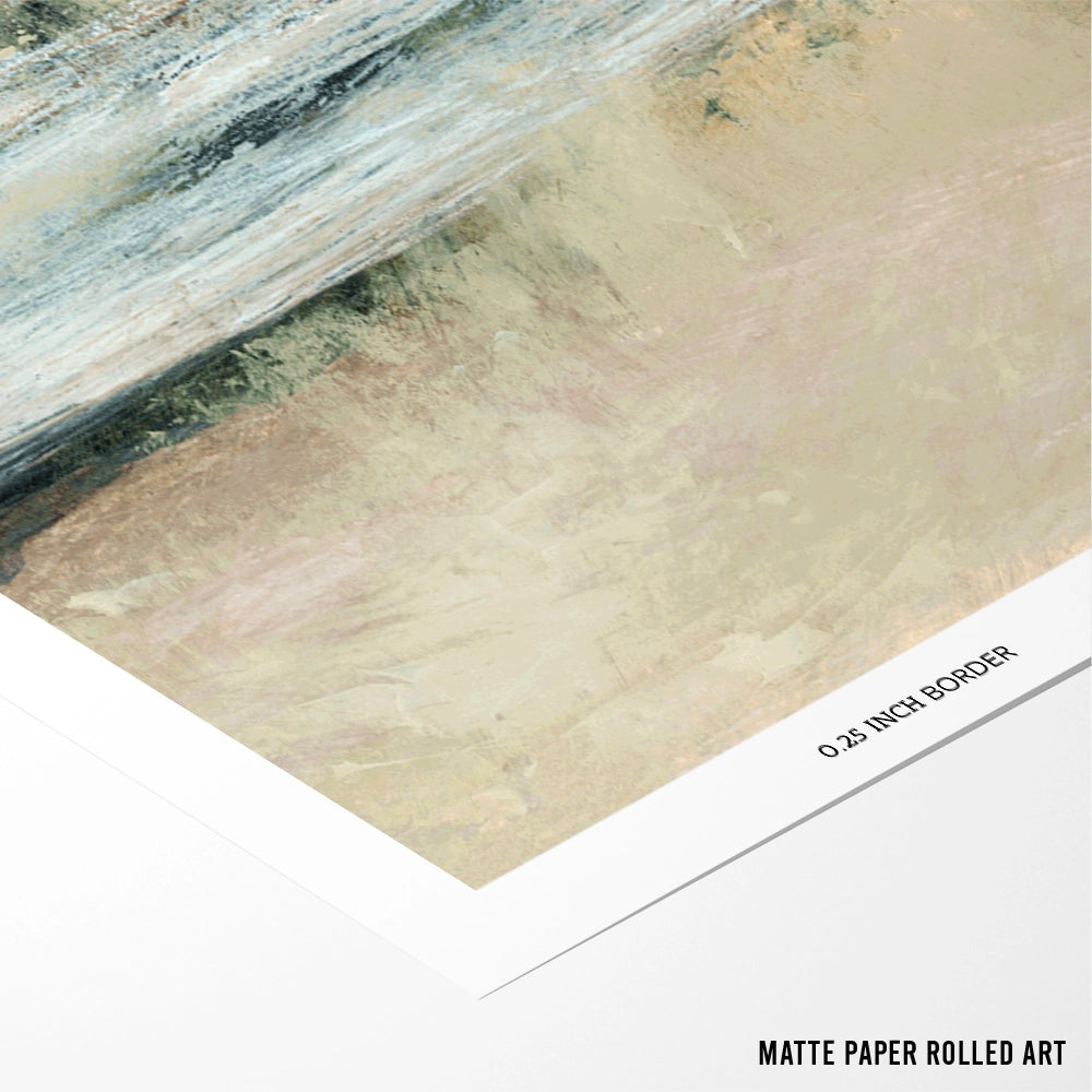 Langstone Abstract Wall Art - XS / Matte Paper / Rolled Art - Nook At You