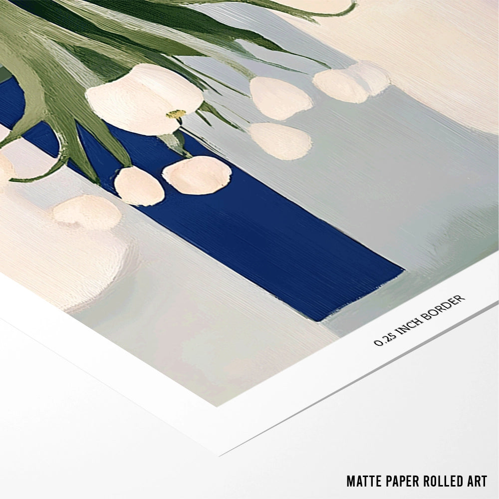 Tulips In a Vase Botanical Wall Art - XS / Matte Paper / Rolled Art - Nook At You