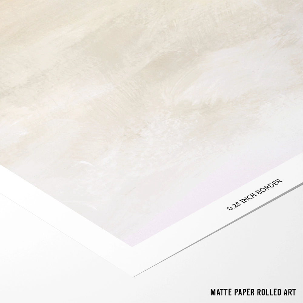 Coastal Break Horizontal Abstract Wall Decor - XS / Matte Paper / Rolled Art - Nook At You