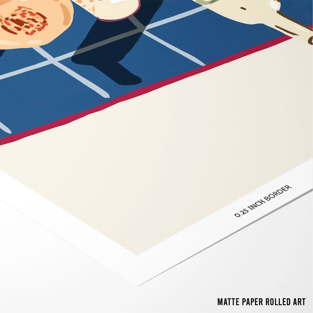 Melon Vodka Shots Dining Room Wall Art - XS / Matte Paper / Rolled Art - Nook At You