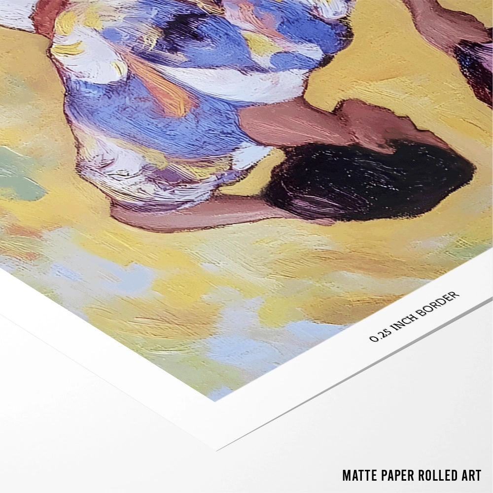 Dance Of The Tulips Women Illustration Wall Art - XS / Matte Paper / Rolled Art - Nook At You