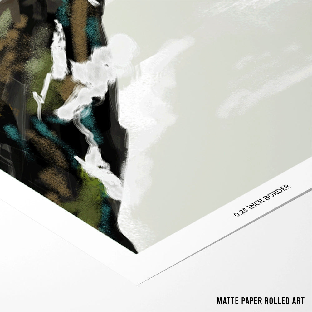 Graze Landscape Canvas Painting - XS / Matte Paper / Rolled Art - Nook At You