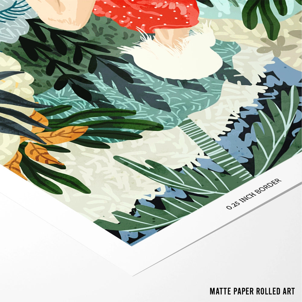 The Distracted Reader Boho Art Wall Painting - XS / Matte Paper / Rolled Art - Nook At You