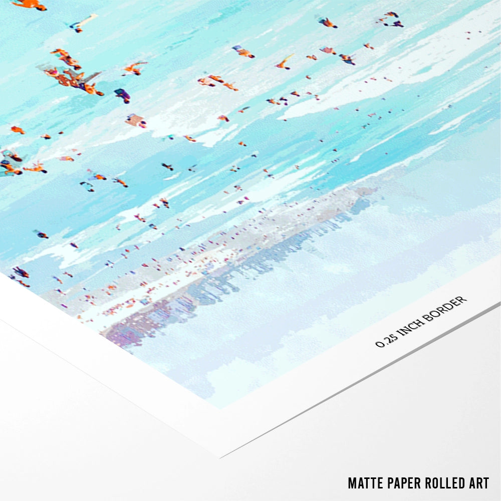 Hot Summer Day Landscape Art Print - XS / Matte Paper / Rolled Art - Nook At You