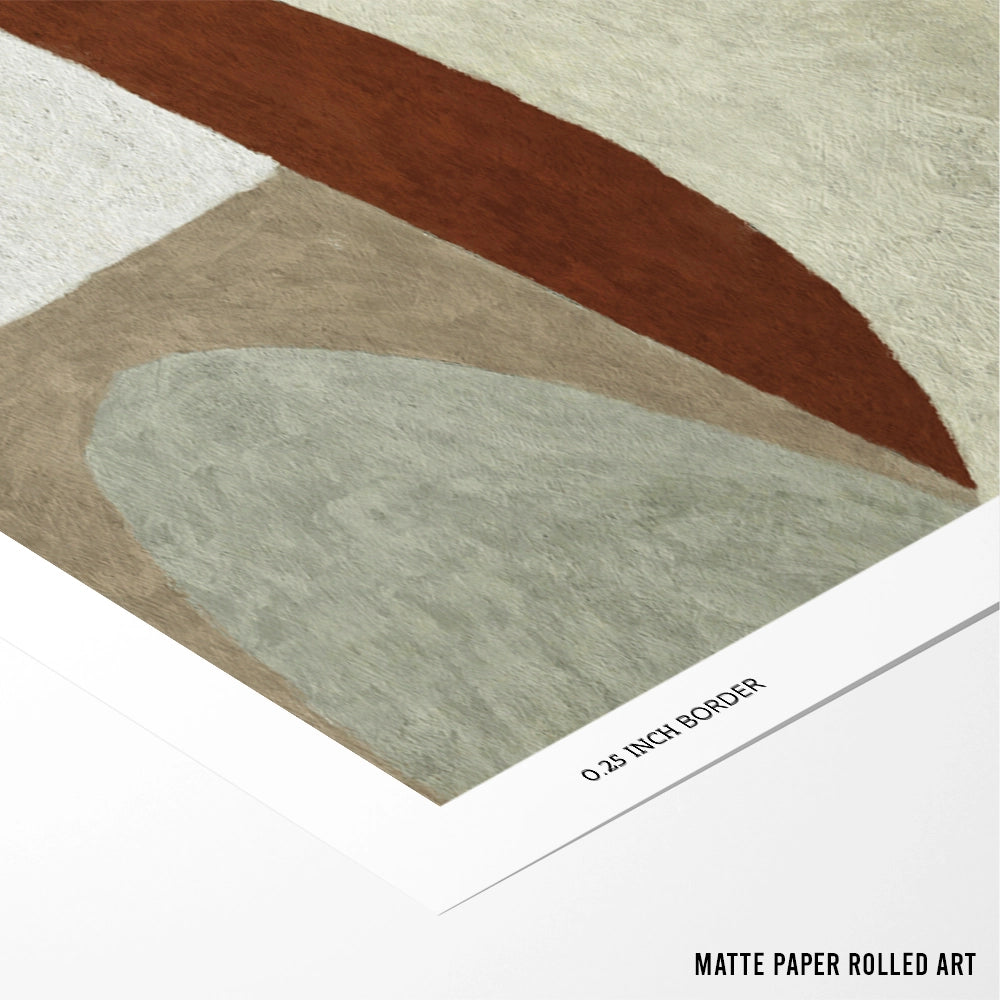 Kingsley Abstract painting - XS / Matte Paper / Rolled Art - Nook At You