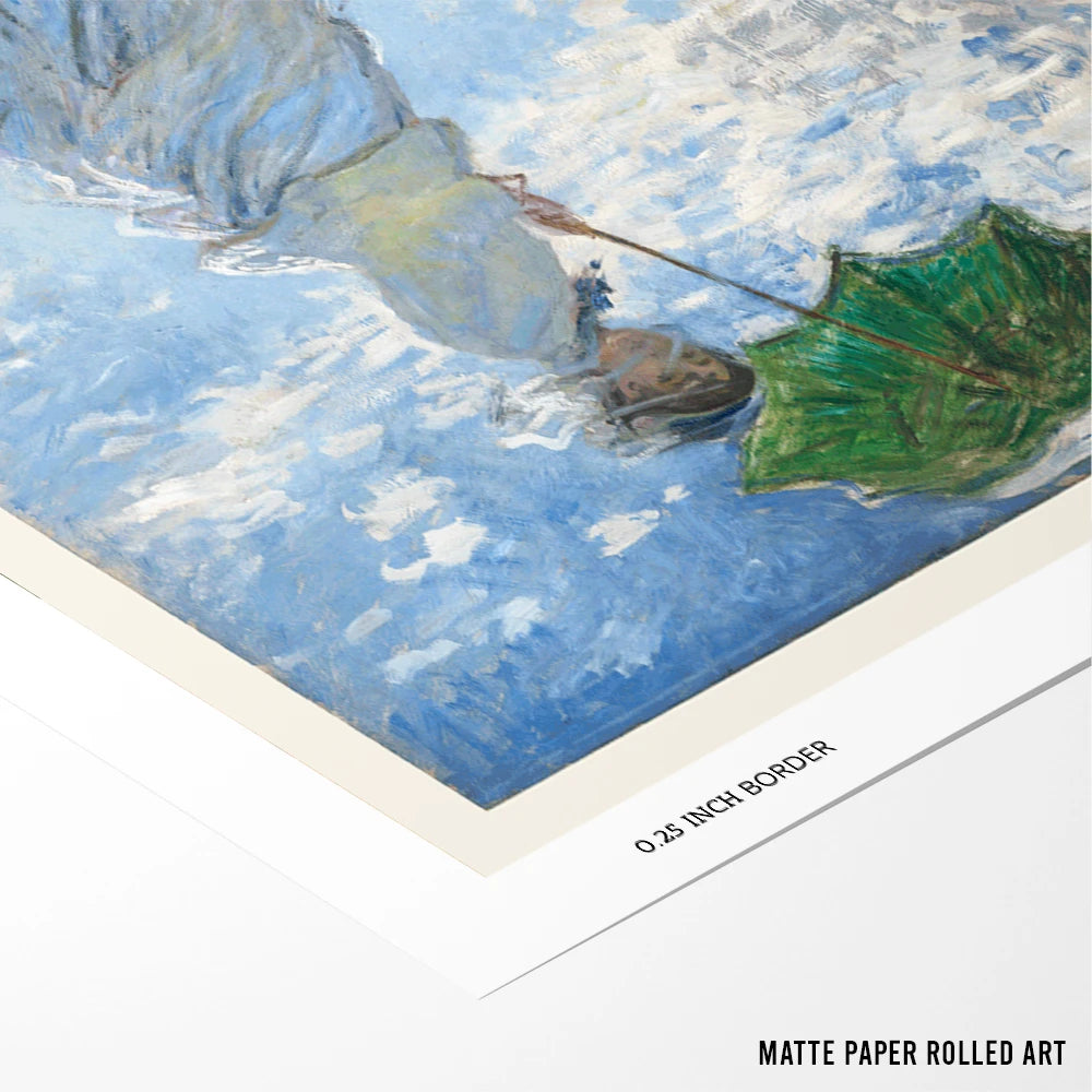 Claude Monet - Woman With Parasol II Exhibition Poster - XS / Matte Paper / Rolled Art - Nook At You