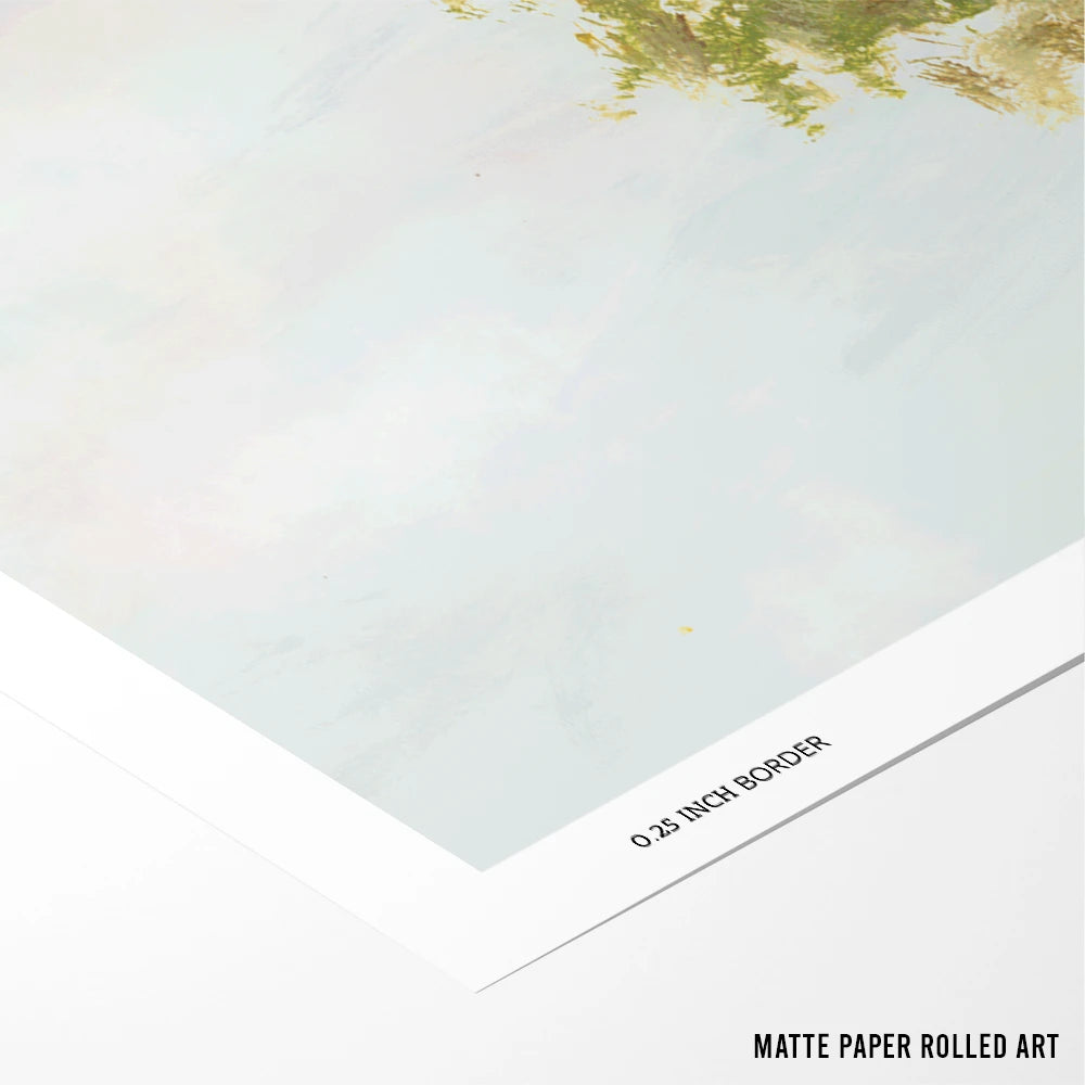 Time Passes Landscape Art Poster - XS / Matte Paper / Rolled Art - Nook At You
