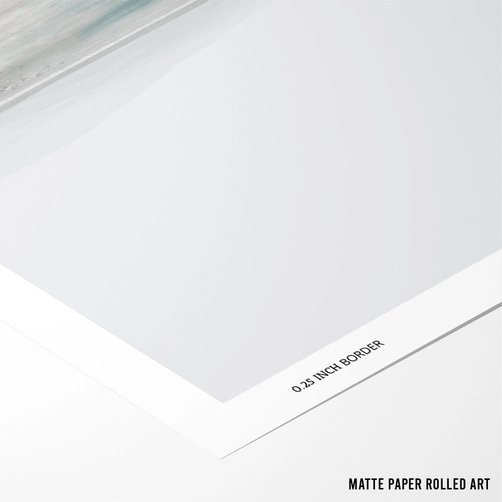 Bay View Abstract Wall Art Poster - XS / Matte Paper / Rolled Art - Nook At You