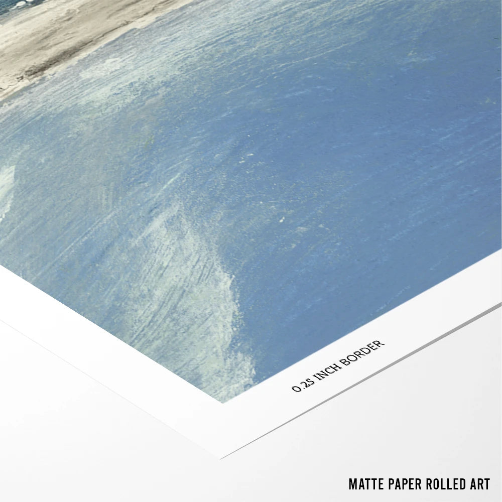Quiet Tide 1 Landscape Wall Art Poster - XS / Matte Paper / Rolled Art - Nook At You