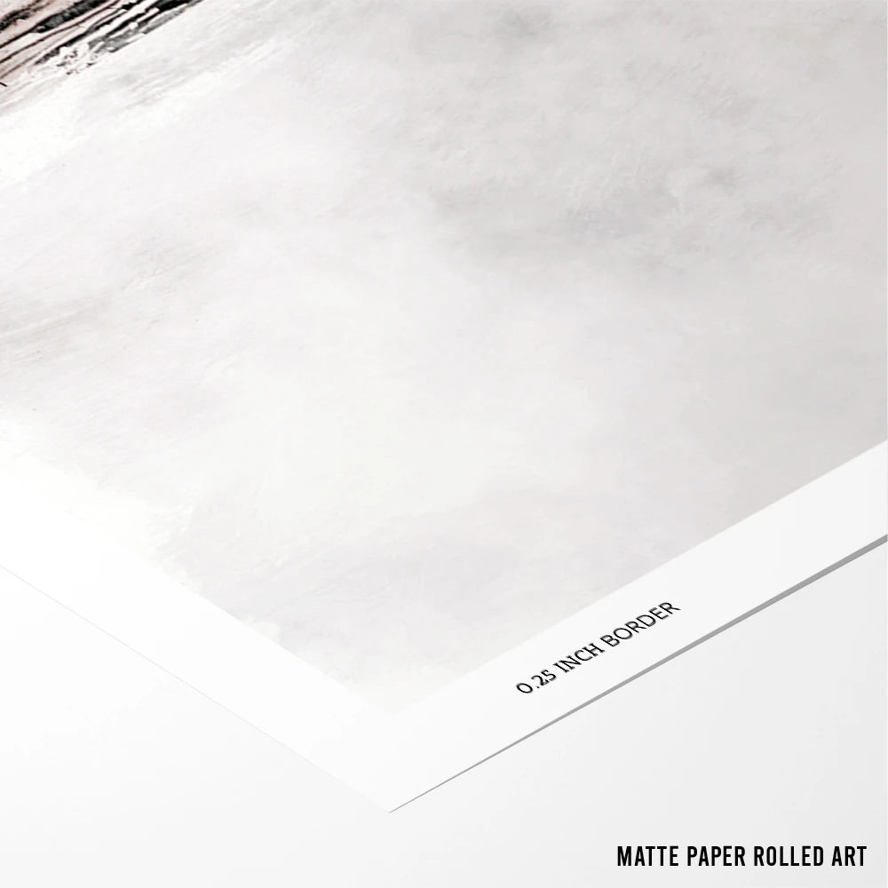 Ranch Horizontal Abstract Landscape Wall Art - XS / Matte Paper / Rolled Art - Nook At You