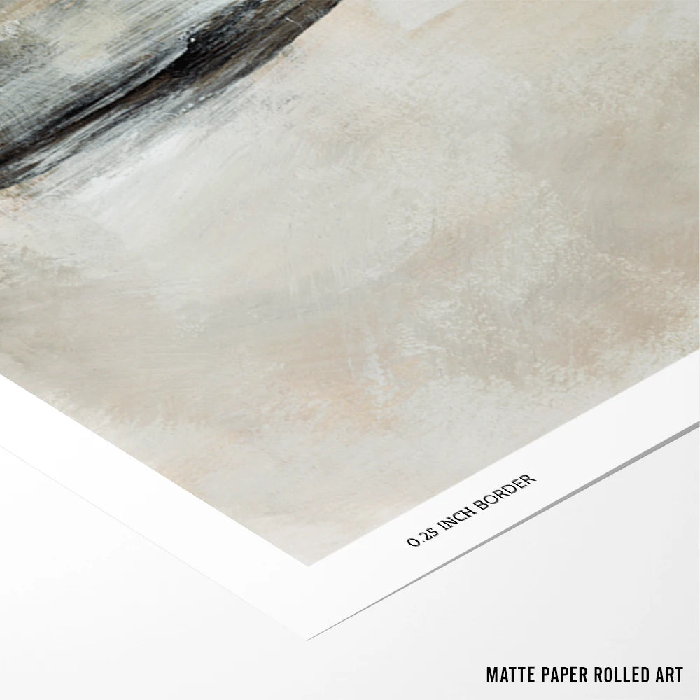 Lost Time Abstract Painting - XS / Matte Paper / Rolled Art - Nook At You