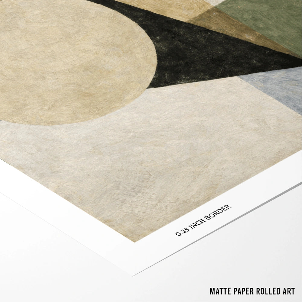 Bloomsbury Modern Abstract Artwork - XS / Matte Paper / Rolled Art - Nook At You