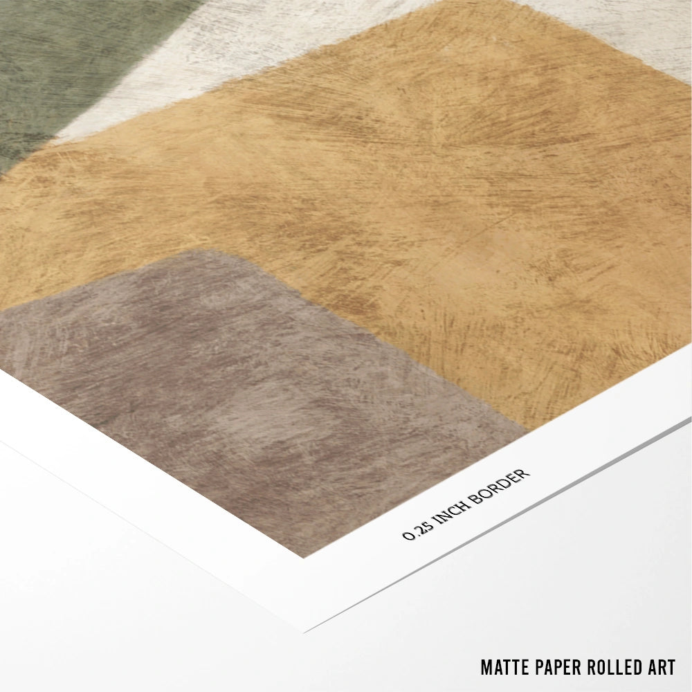 Hues Abstract Wall Art Print - XS / Matte Paper / Rolled Art - Nook At You