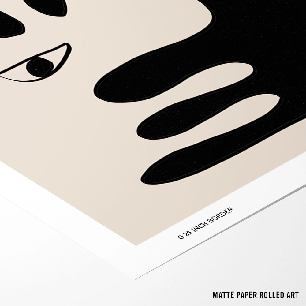Surreal Gaze Abstract Wall Art Print - XS / Matte Paper / Rolled Art - Nook At You