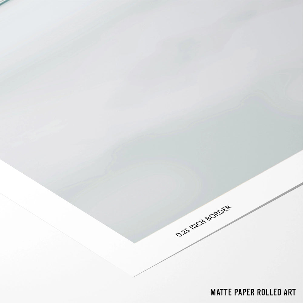 White Day Canvas Abstract Art - XS / Matte Paper / Rolled Art - Nook At You