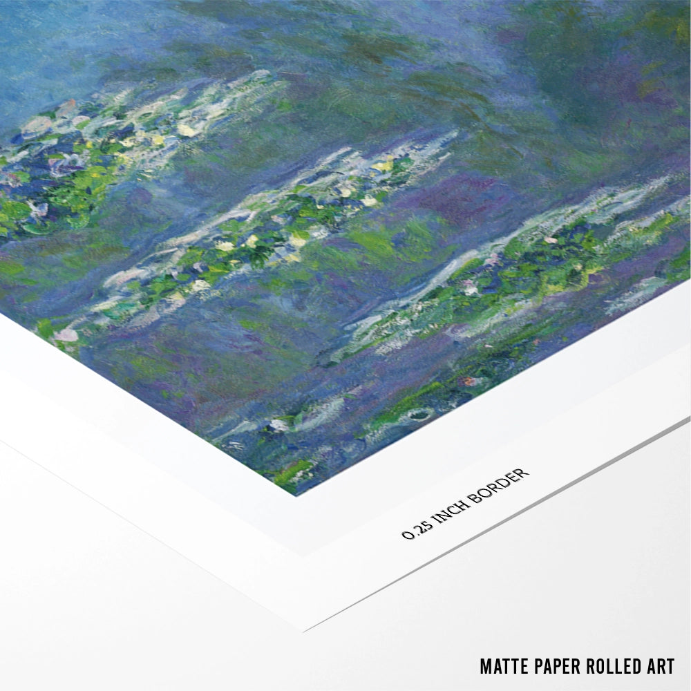 Monet - Water Lilies Exhibition Wall Art Print - XS / Matte Paper / Rolled Art - Nook At You