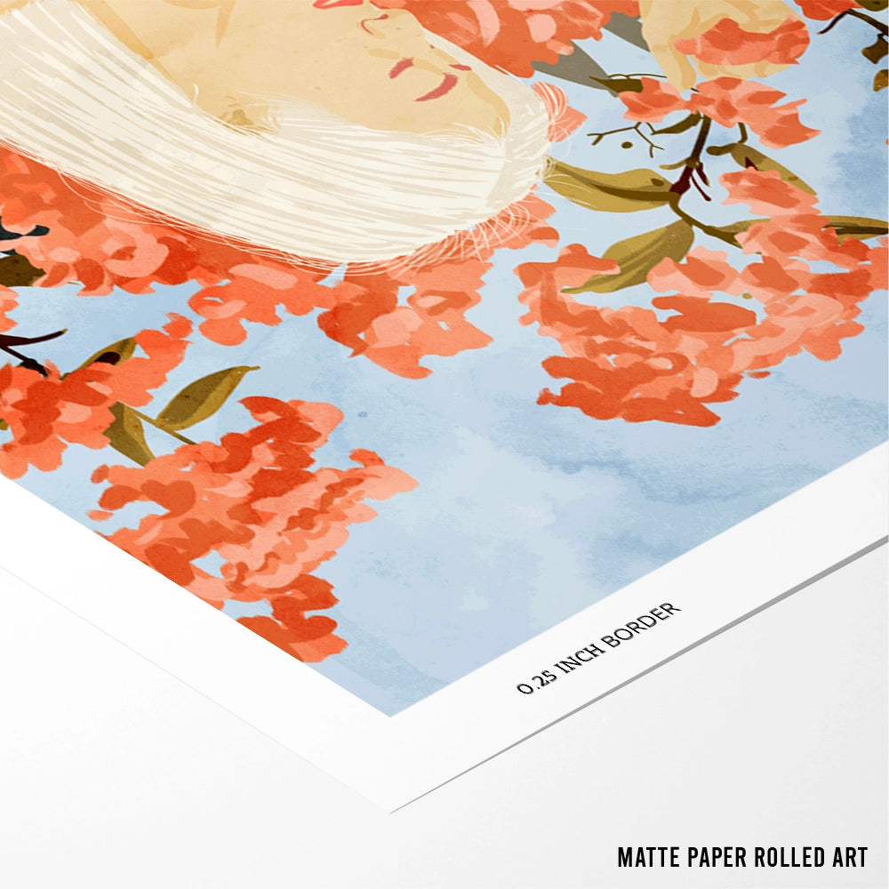 Summer Soul Women Illustration Art Poster - XS / Matte Paper / Rolled Art - Nook At You