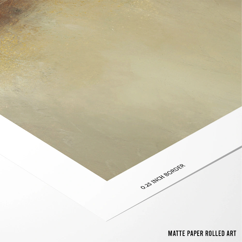 Sleepy Mist Abstract Painting - XS / Matte Paper / Rolled Art - Nook At You