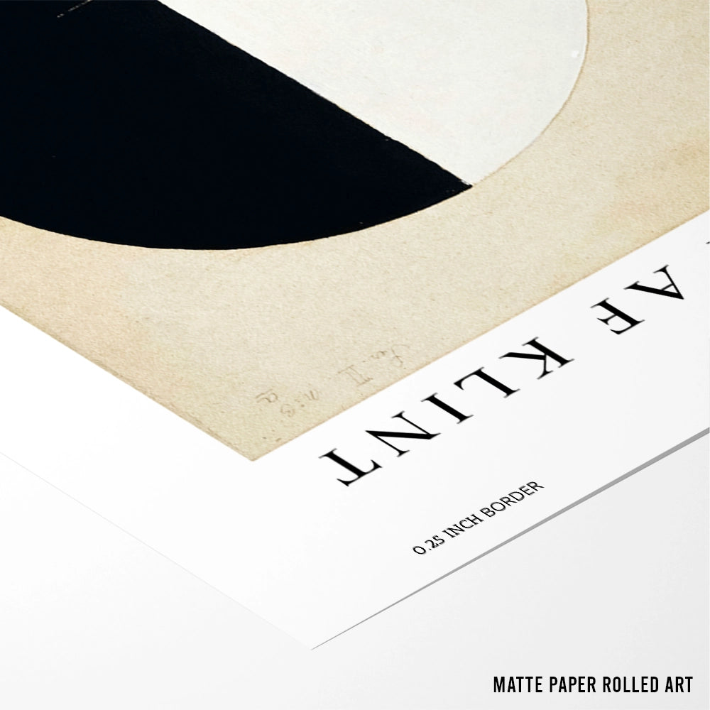Hilma Af Klint - Buddhas Standpoint In Early Life Living Room Exhibition Poster - XS / Matte Paper / Rolled Art - Nook At You
