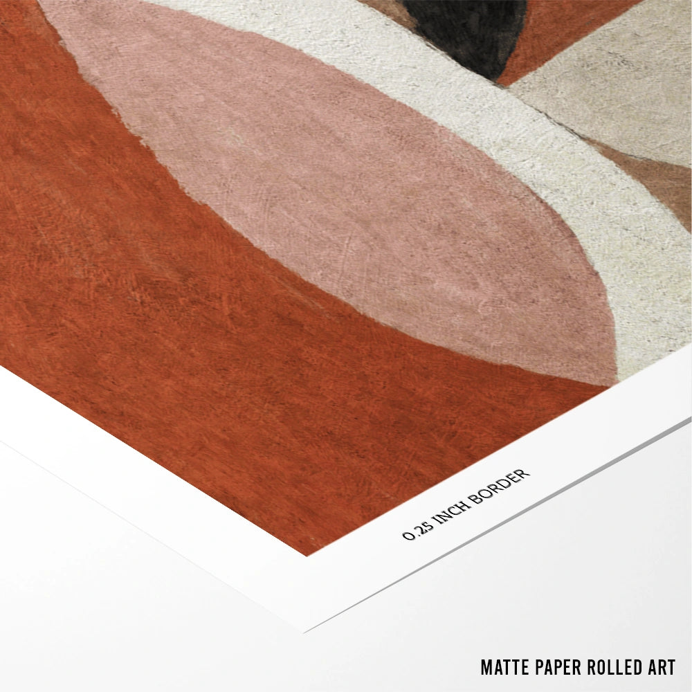 Comfy Abstract Painting - XS / Matte Paper / Rolled Art - Nook At You