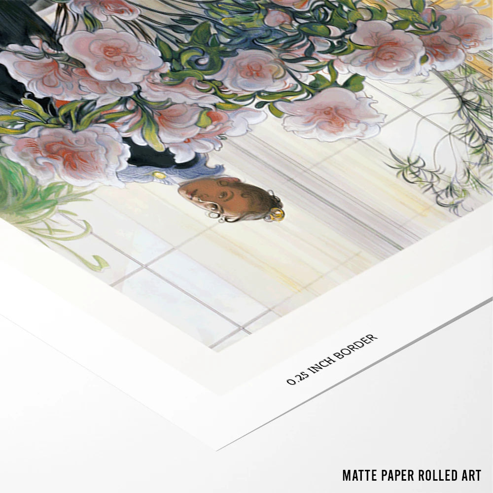 Carl Larsson - Azalea (1906) Exhibition Painting - XS / Matte Paper / Rolled Art - Nook At You