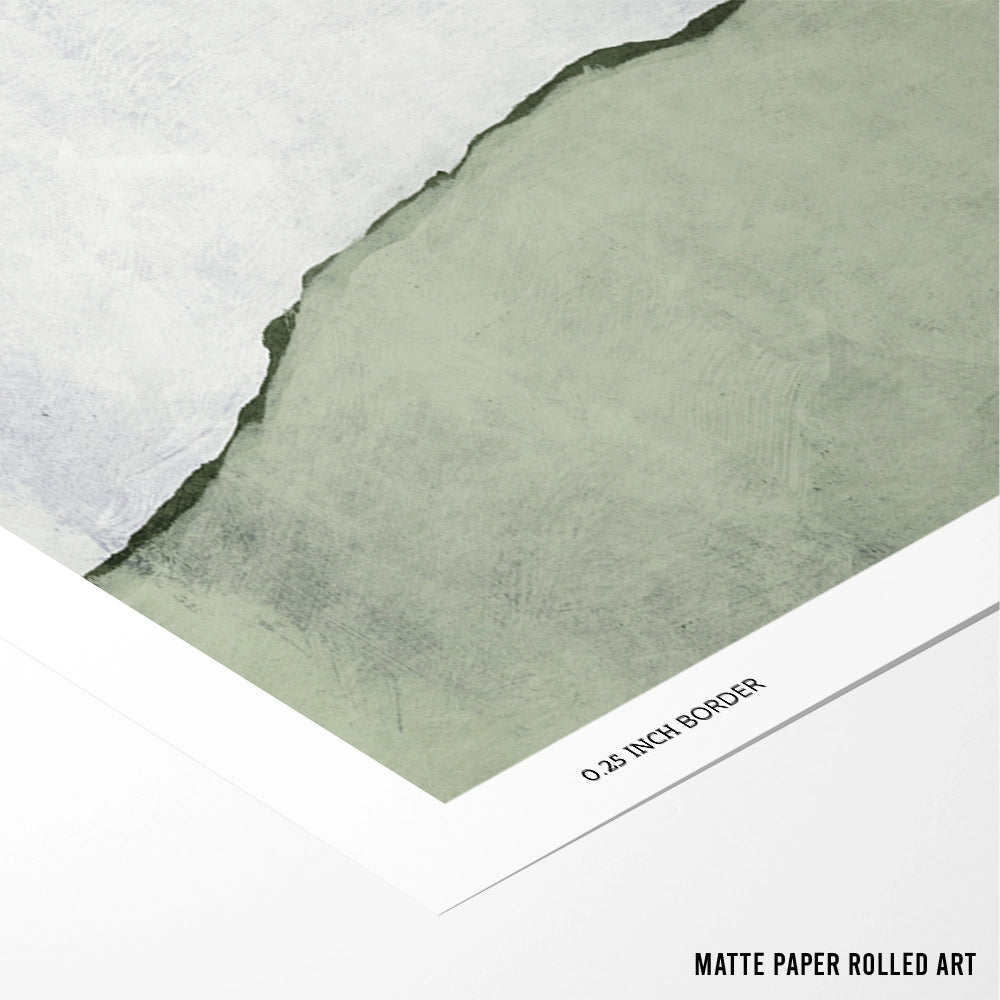 Divided Modern Abstract Wall Art - XS / Matte Paper / Rolled Art - Nook At You