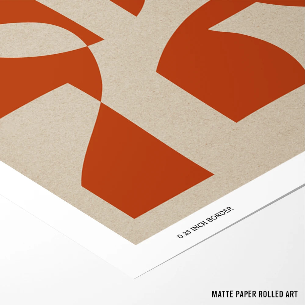Profond Geometric Wall Art Painting - XS / Matte Paper / Rolled Art - Nook At You