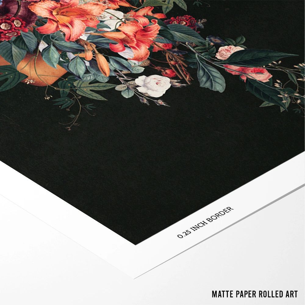 Roses Bloomed Everytime I Thought of You Botanical Flower Print - XS / Matte Paper / Rolled Art - Nook At You