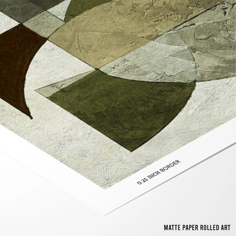 Shaped Abstract Wall Art Poster - XS / Matte Paper / Rolled Art - Nook At You