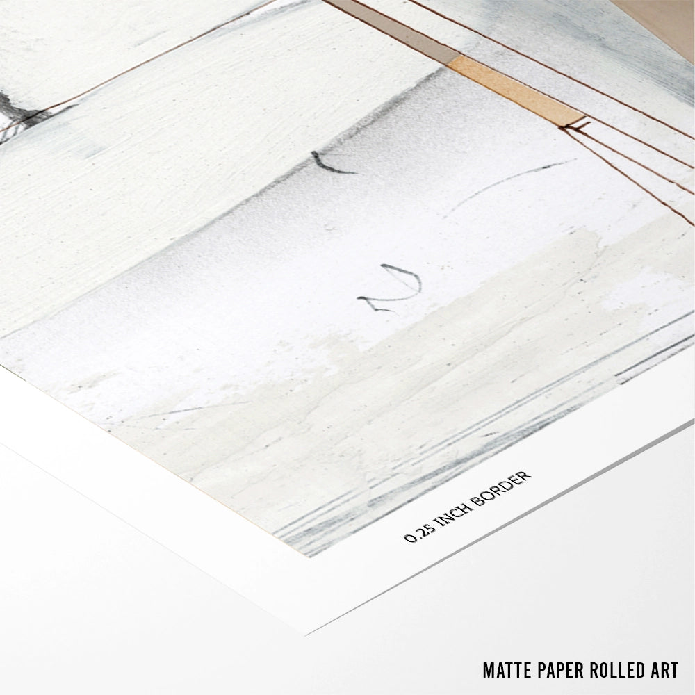 Stronger Abstract Painting - XS / Matte Paper / Rolled Art - Nook At You