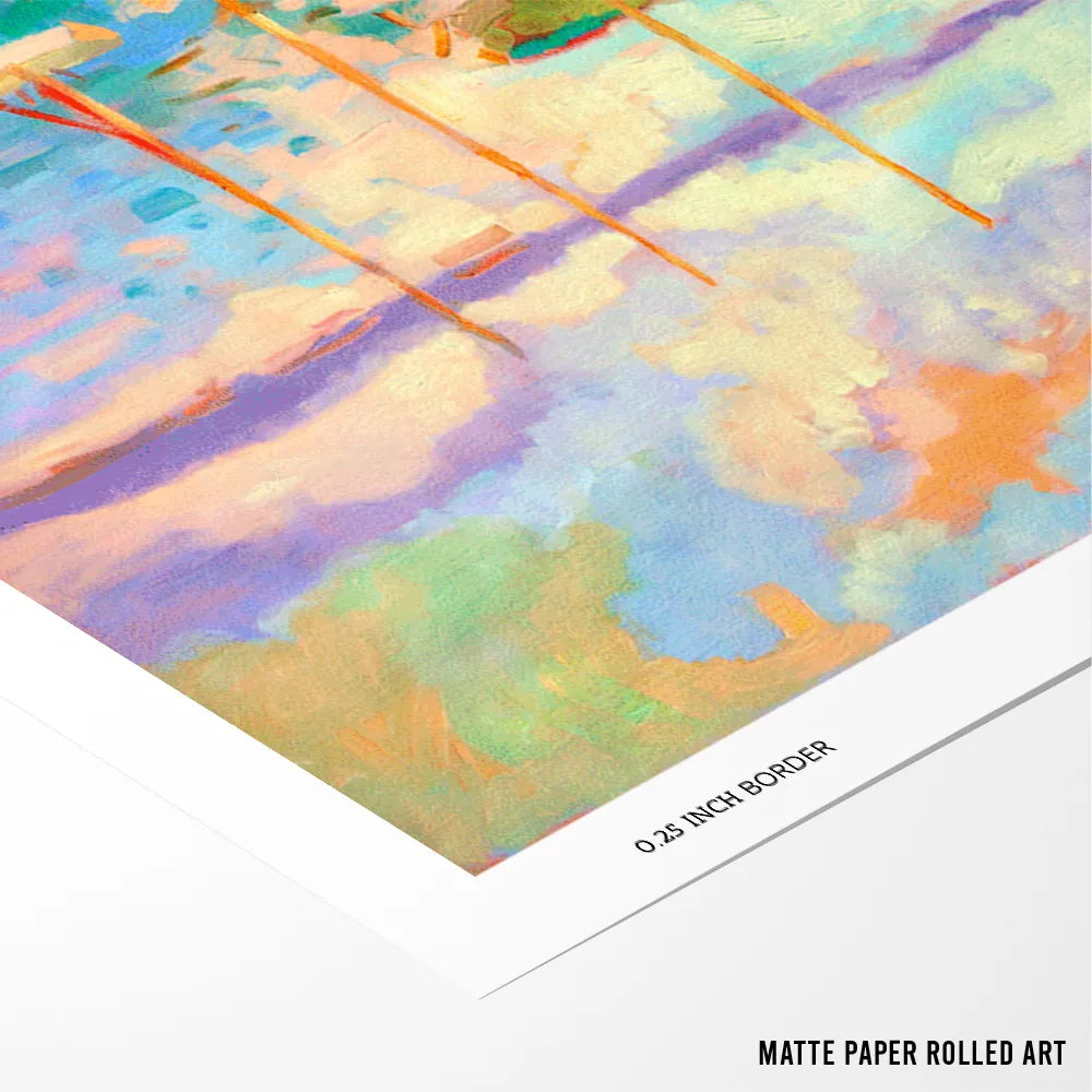 Serene Evening Landscape Poster - XS / Matte Paper / Rolled Art - Nook At You