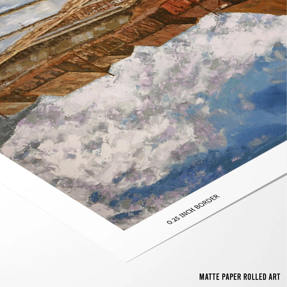 Traditional Saltworks Scene Landscape Poster - XS / Matte Paper / Rolled Art - Nook At You