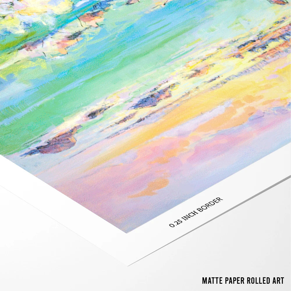 West View Coastal Landscape Print - XS / Matte Paper / Rolled Art - Nook At You