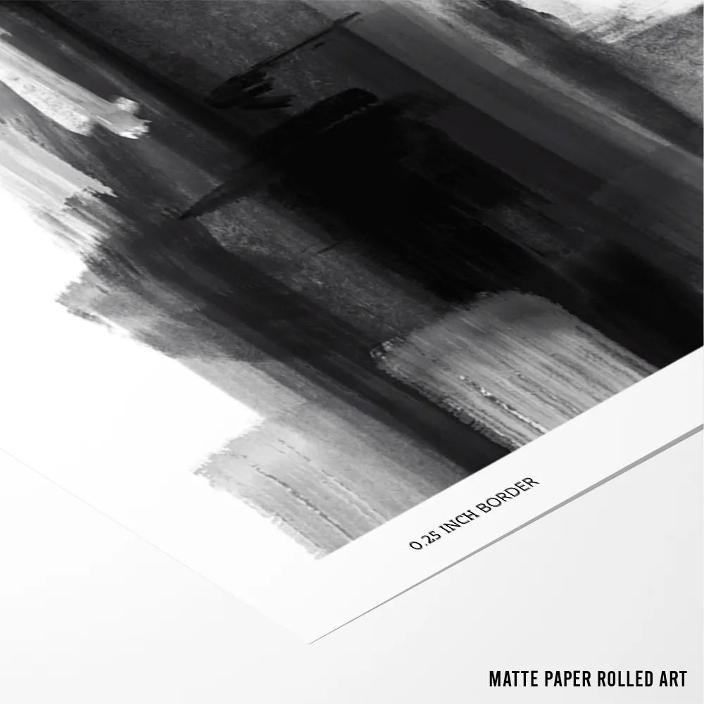 Bold Gestures Abstract Painting - XS / Matte Paper / Rolled Art - Nook At You