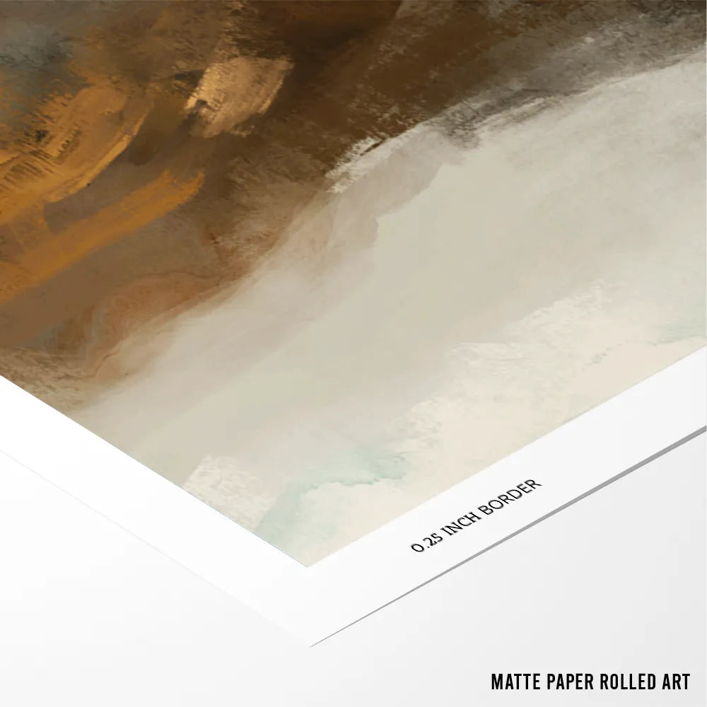 Raw Terrain Abstract Wall Art Poster - XS / Matte Paper / Rolled Art - Nook At You
