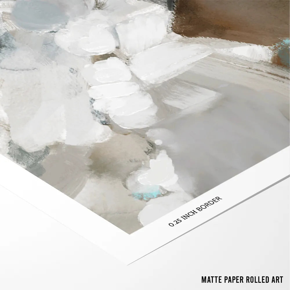 Serene Abstract Flow Canvas Wall Art - XS / Matte Paper / Rolled Art - Nook At You