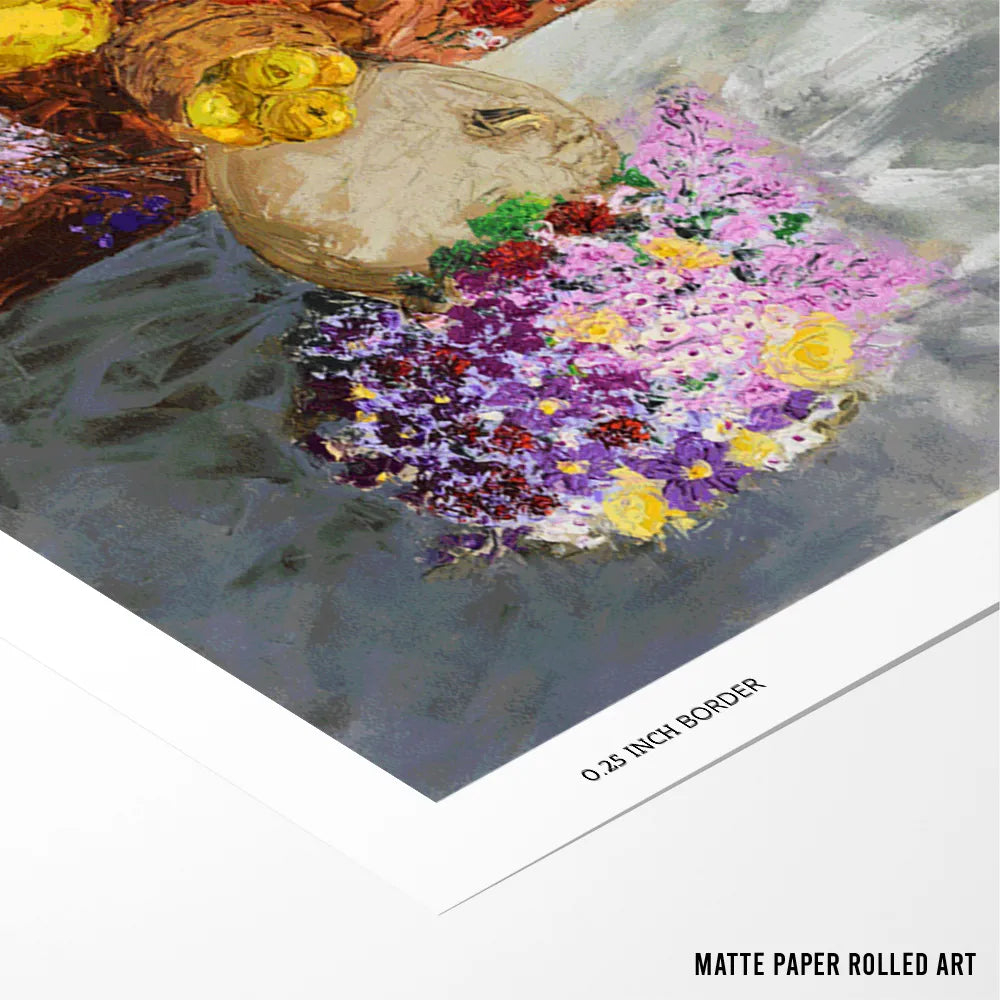 Vibrant Fall Harvest Abstract Wall Art Print - XS / Matte Paper / Rolled Art - Nook At You