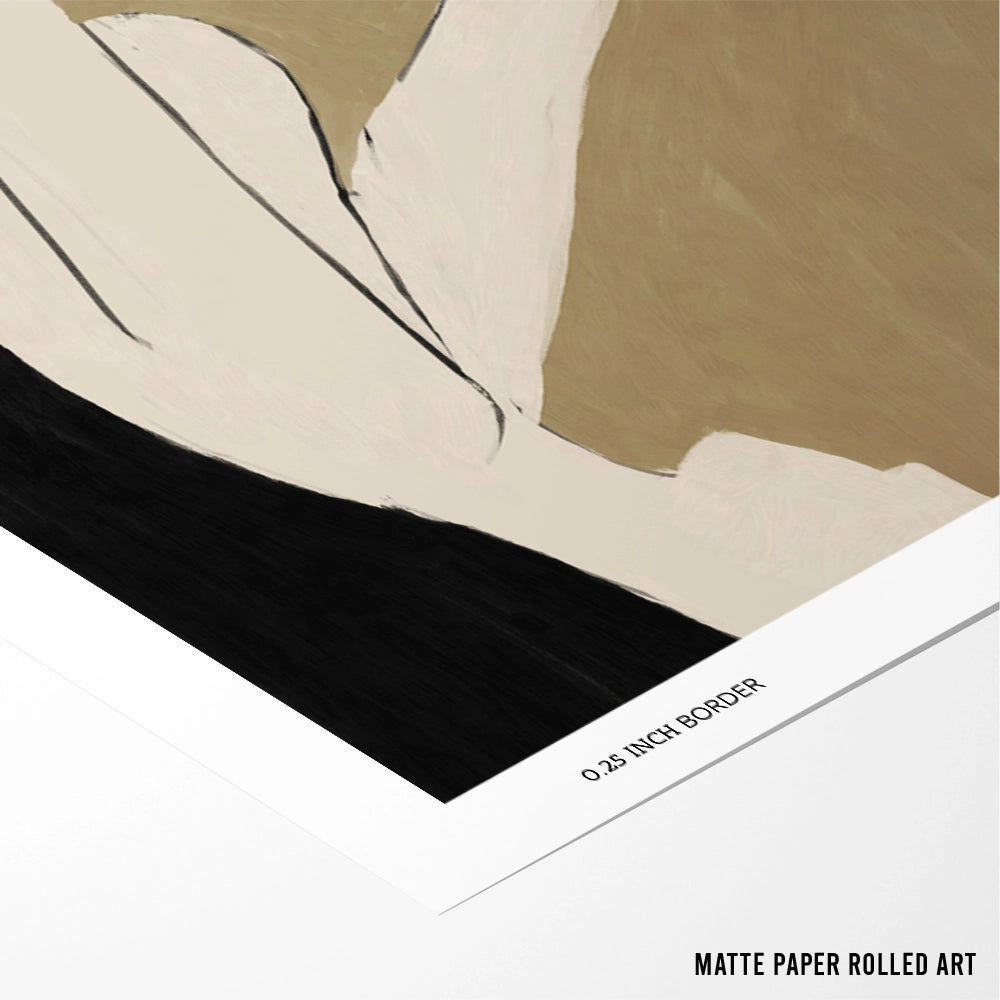 Chill Abstract Wall Art Painting - XS / Matte Paper / Rolled Art - Nook At You