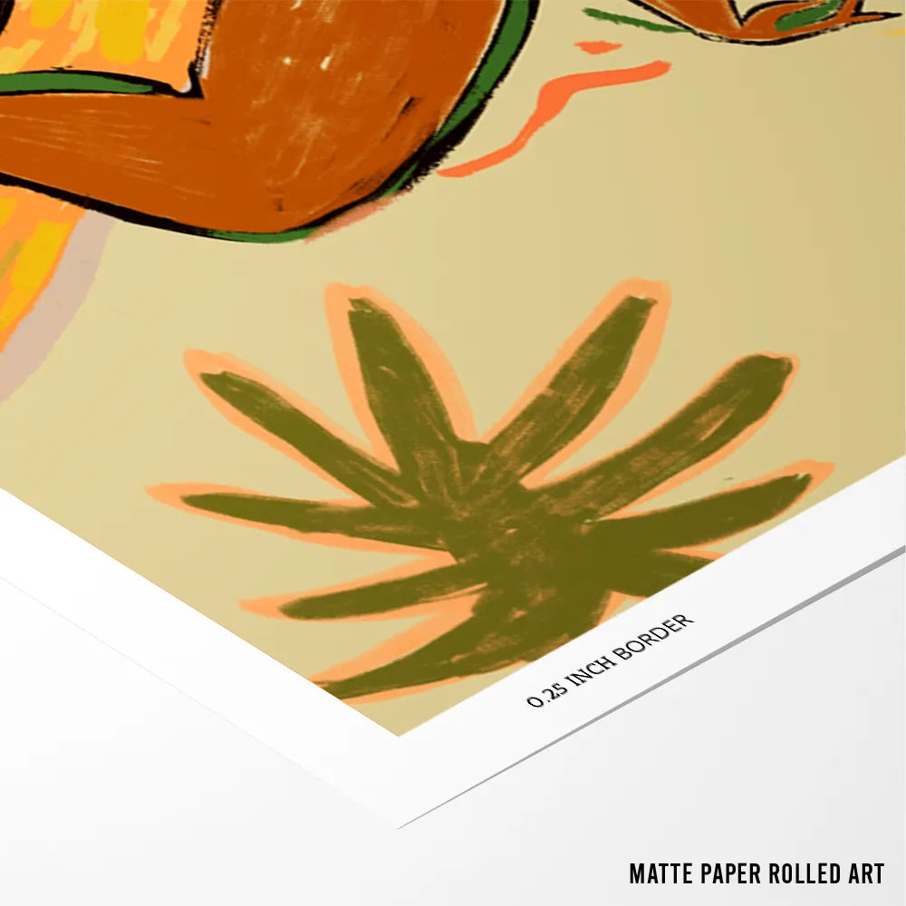 Rest and Relax Boho Wall Art Print - XS / Matte Paper / Rolled Art - Nook At You