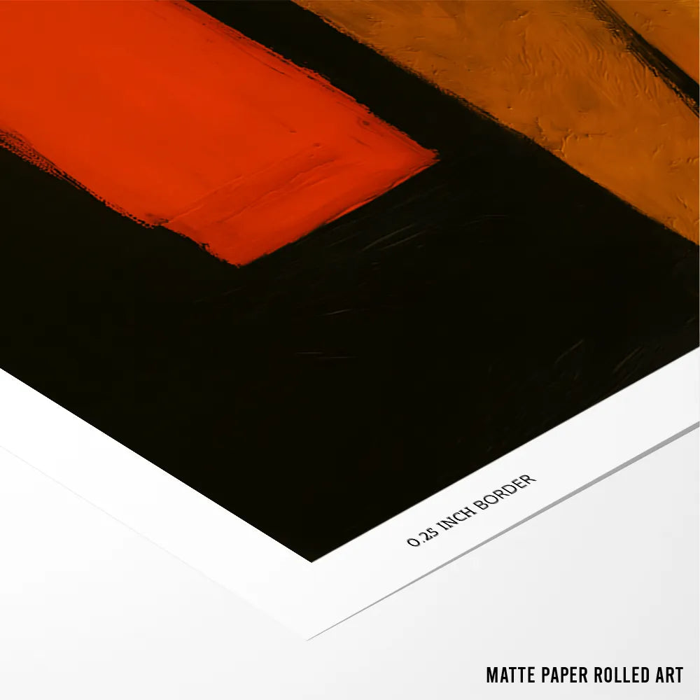 Bold Color Block Abstract Canvas Wall Art - XS / Matte Paper / Rolled Art - Nook At You