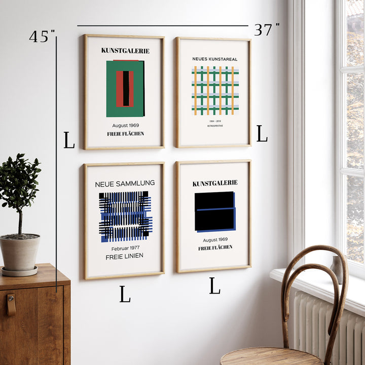 Freie Flächen Gallery Wall Set of 4